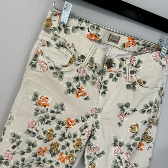 Citizen of Humanity Thompson floral medium rise 29” skinny size 27 - Picture 7 of 8
